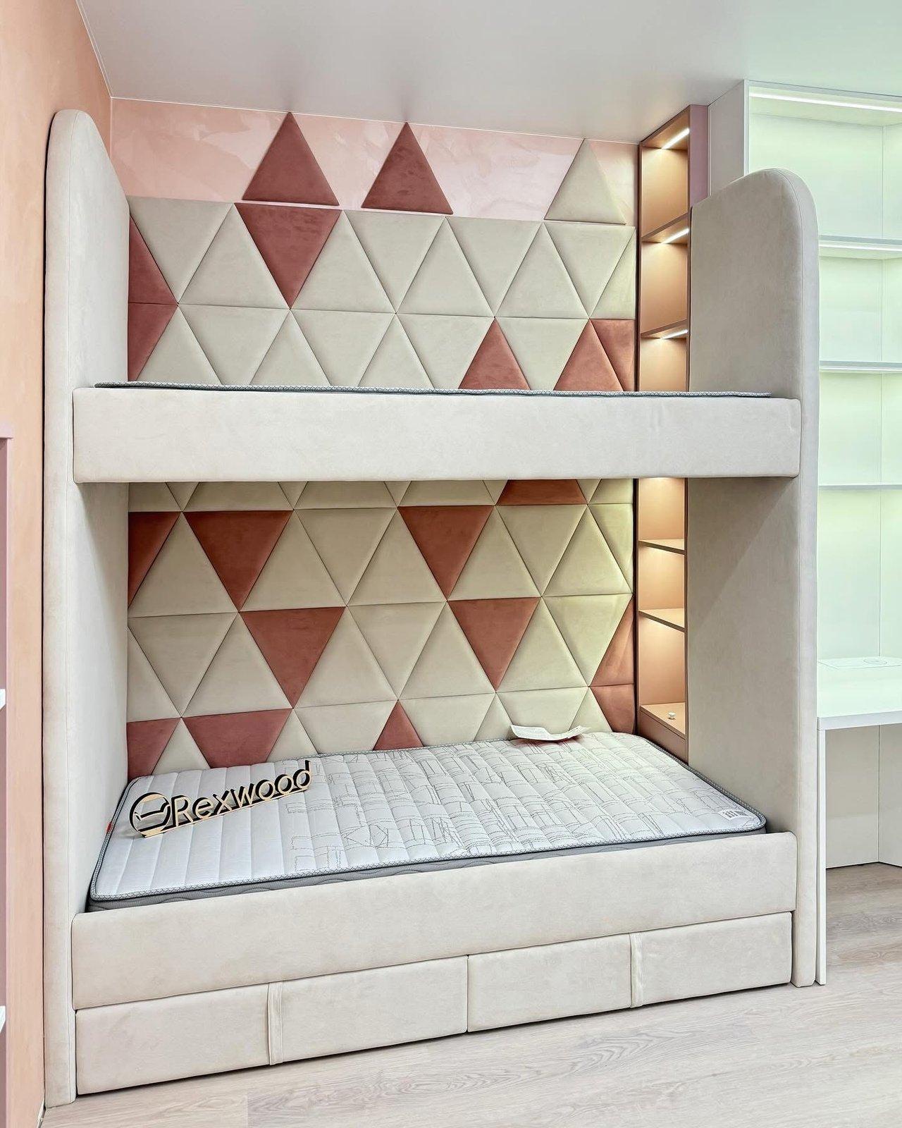 Children's Room with Upholstered Bunk Bed — 2