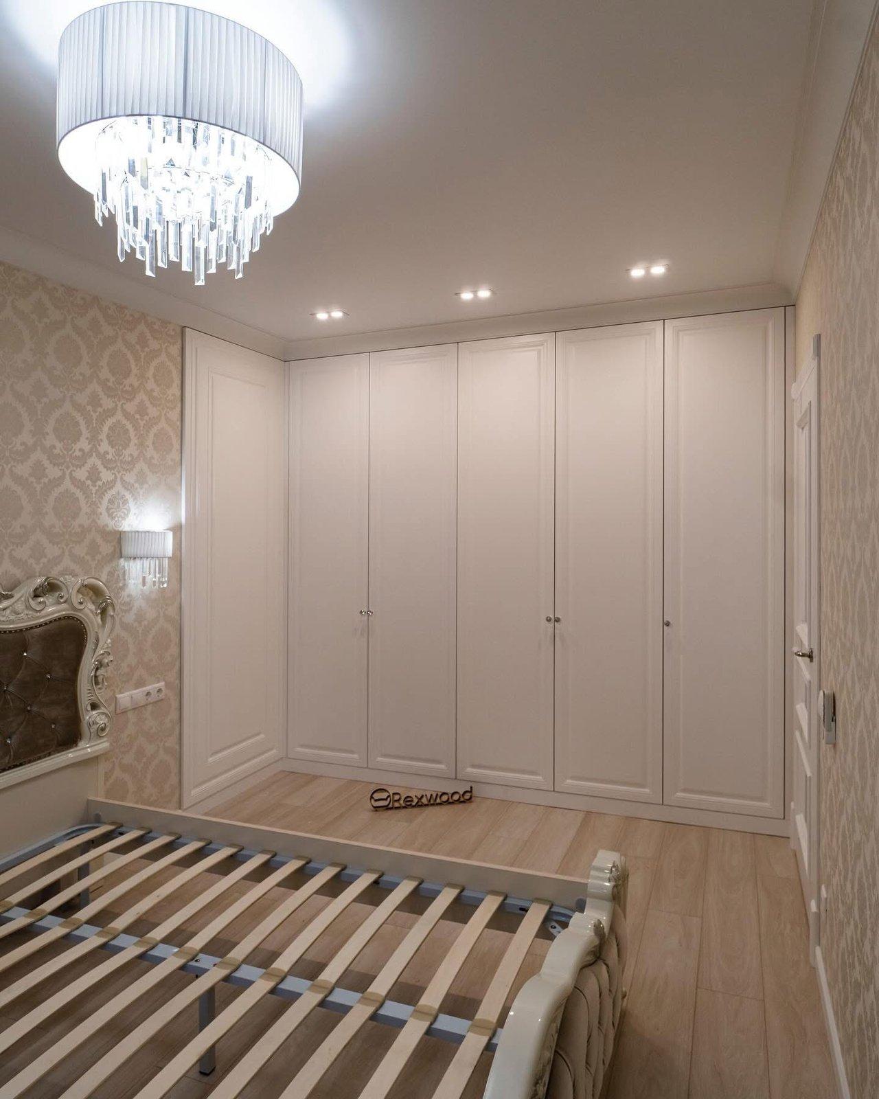 Classic White Corner Wardrobe