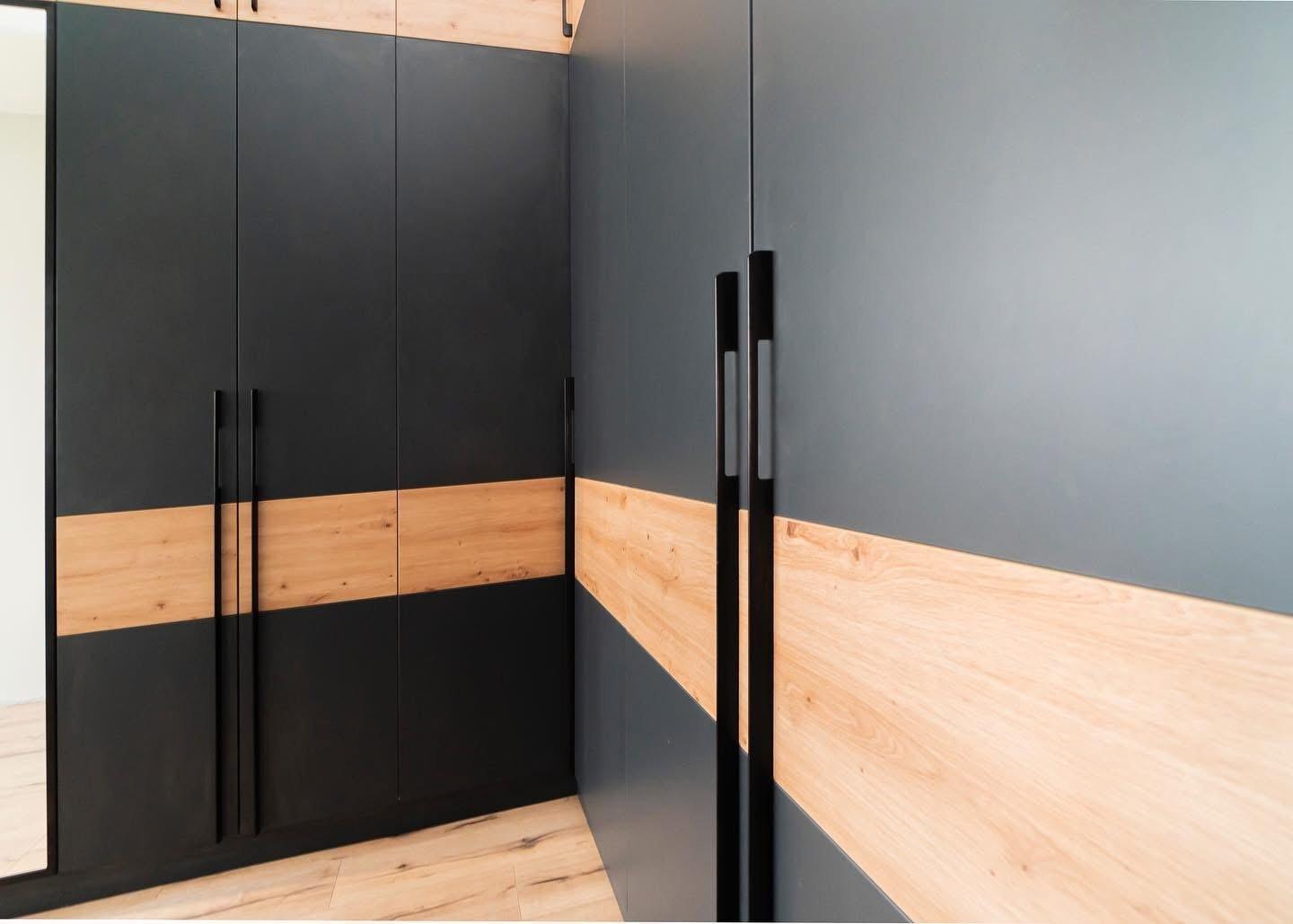 Graphite & Oak Corner Wardrobe — 4