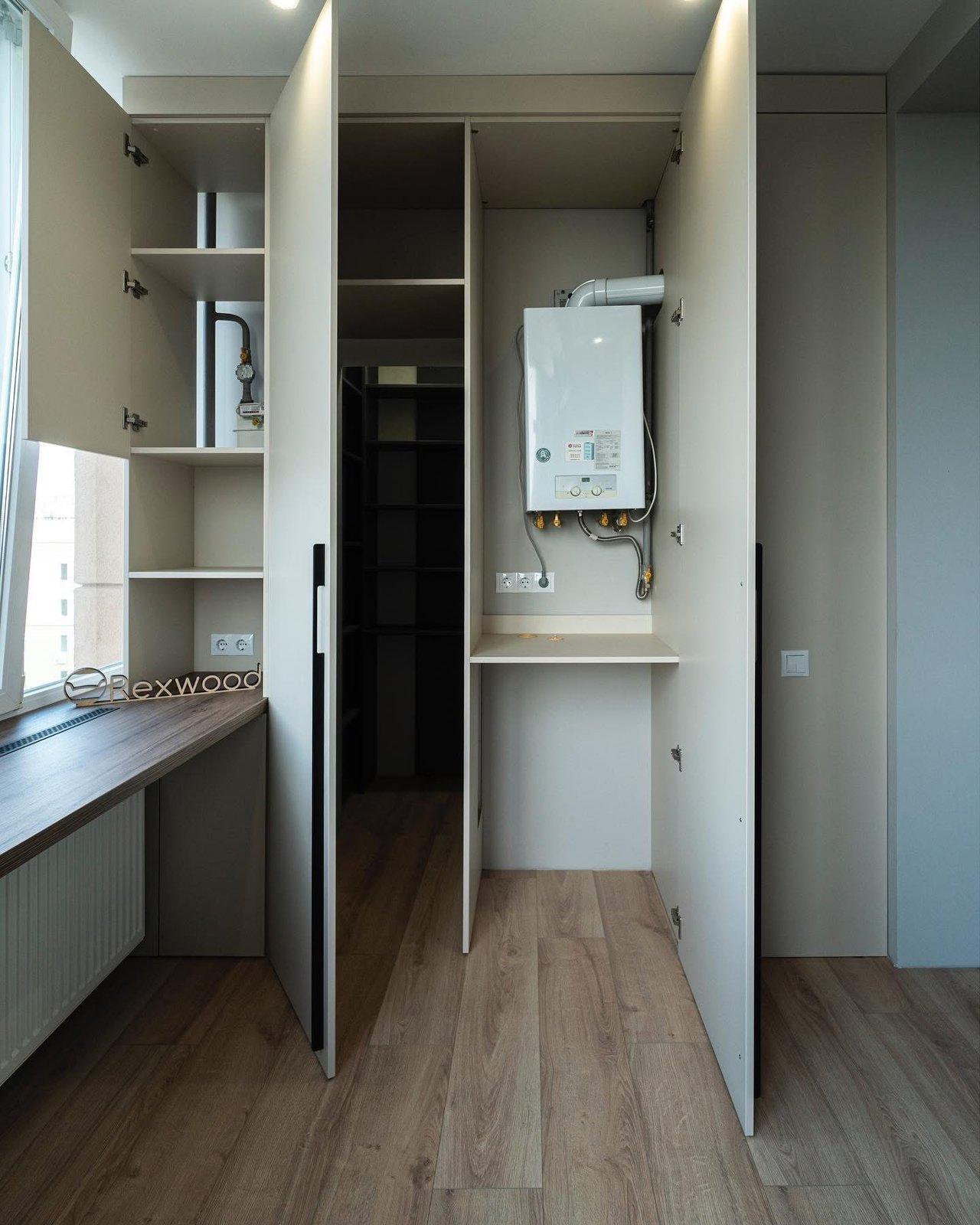 Balcony Study with Window Desk, Handleless Wardrobe & Hidden Storage — 6