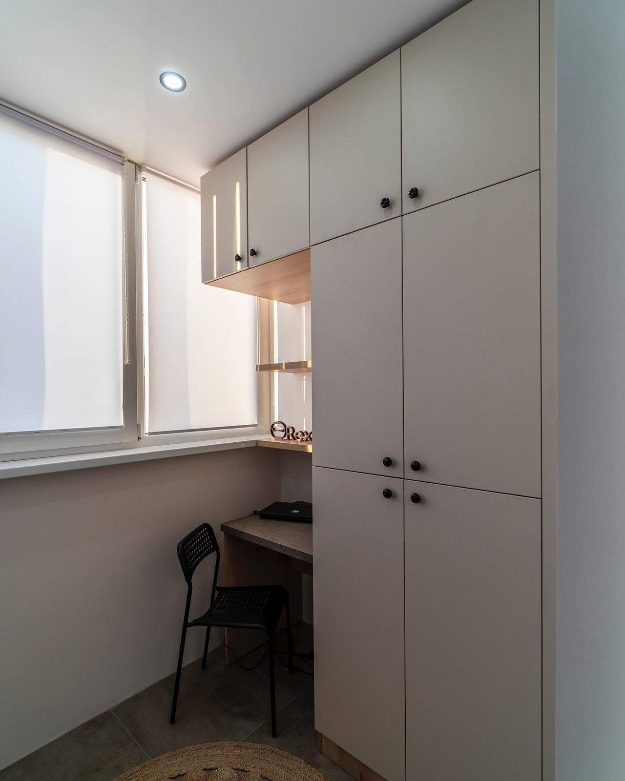Greige & Oak Loggia Study with Wardrobe — 2