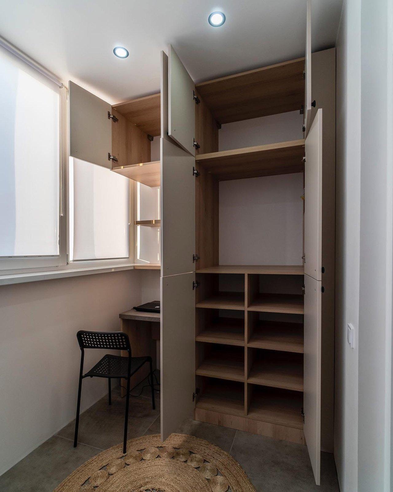 Greige & Oak Loggia Study with Wardrobe — 3