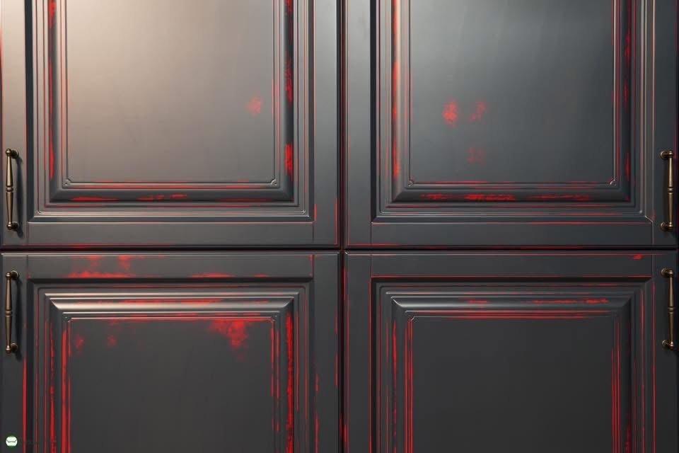Distressed paint