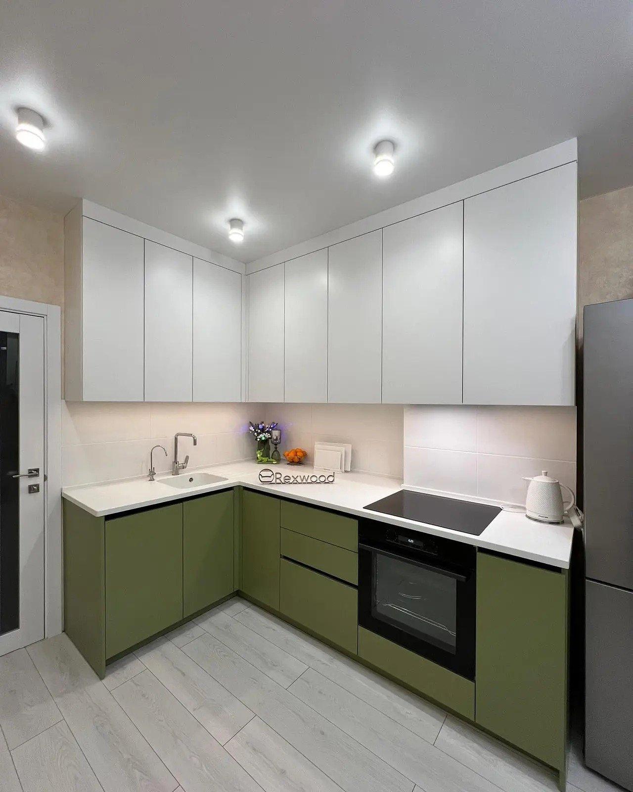 Olive Green Kitchen