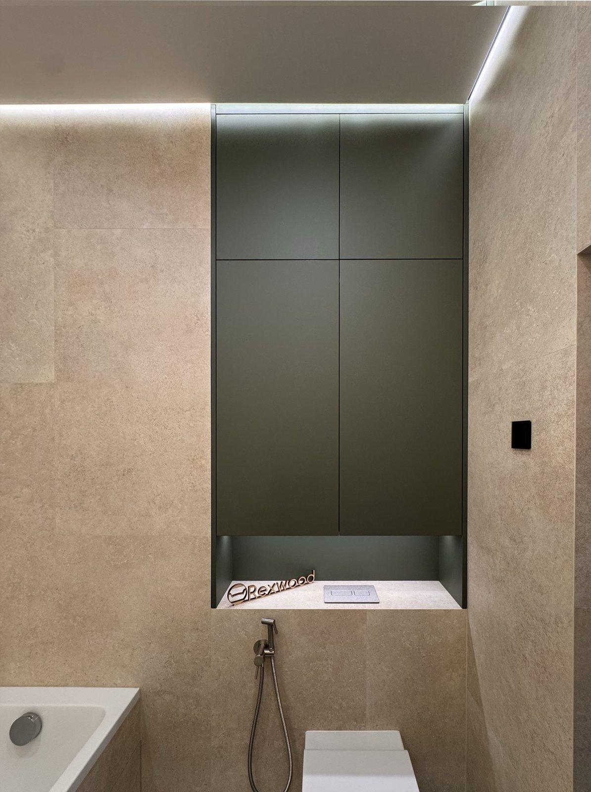 Olive Bathroom with Double Vanity — 3