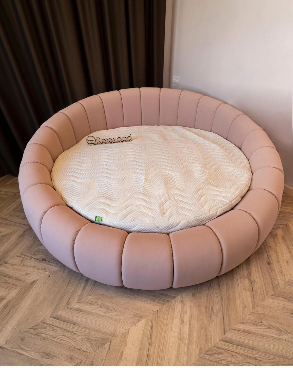 Round Bed with Storage