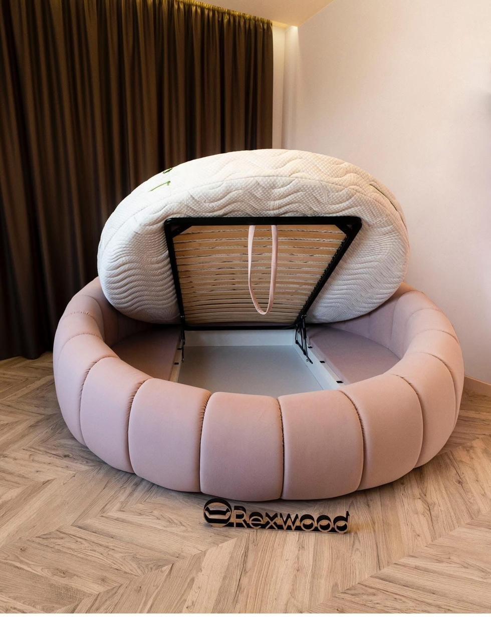Rundes Bett mit Stauraum — 2