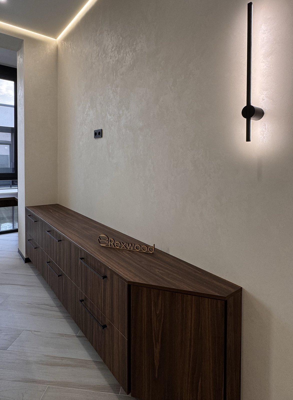 Walnut Bedroom with Green Accent Wall — 6