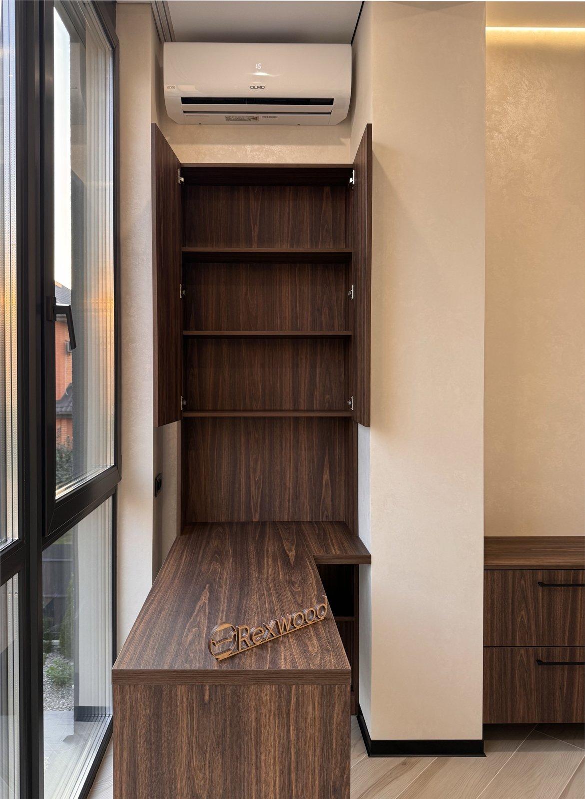 Walnut Bedroom with Green Accent Wall — 10